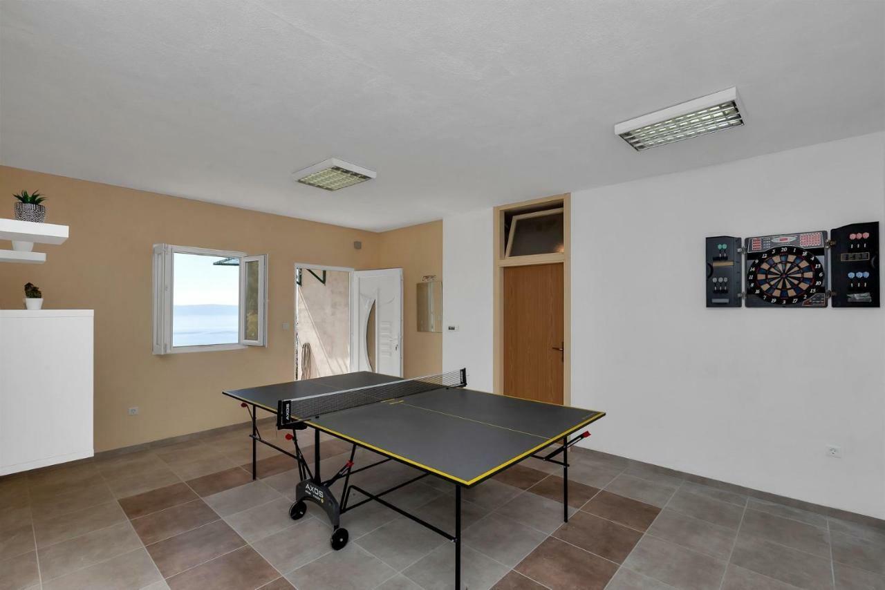 Villa Makar,Heated Pool,Gym,Grill,Seaview Макарска Екстериор снимка