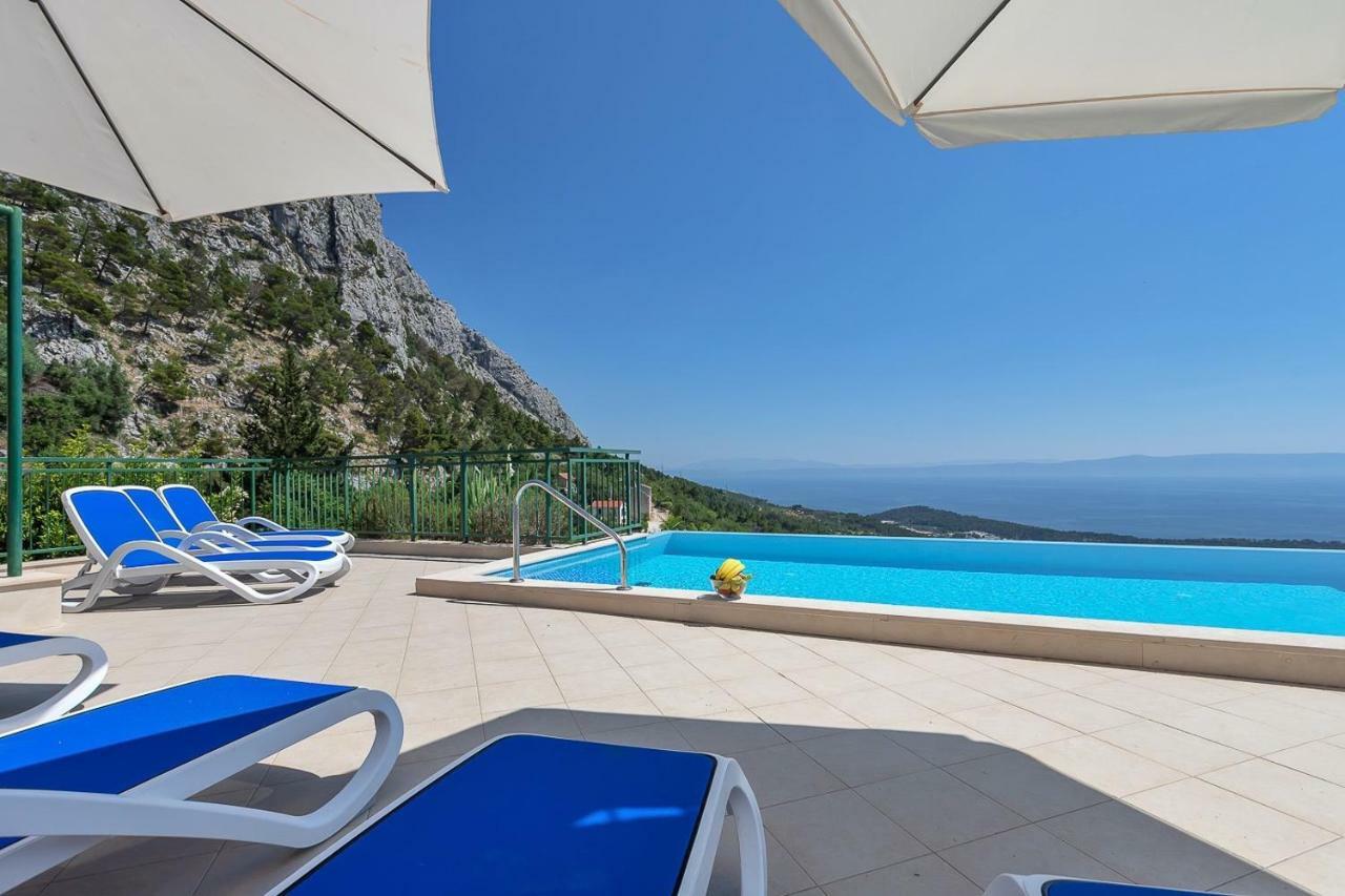 Villa Makar,Heated Pool,Gym,Grill,Seaview Макарска Екстериор снимка