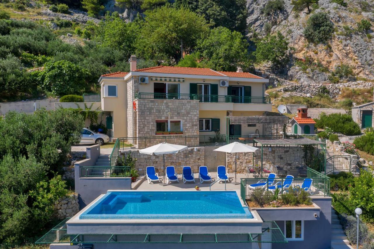 Villa Makar,Heated Pool,Gym,Grill,Seaview Макарска Екстериор снимка