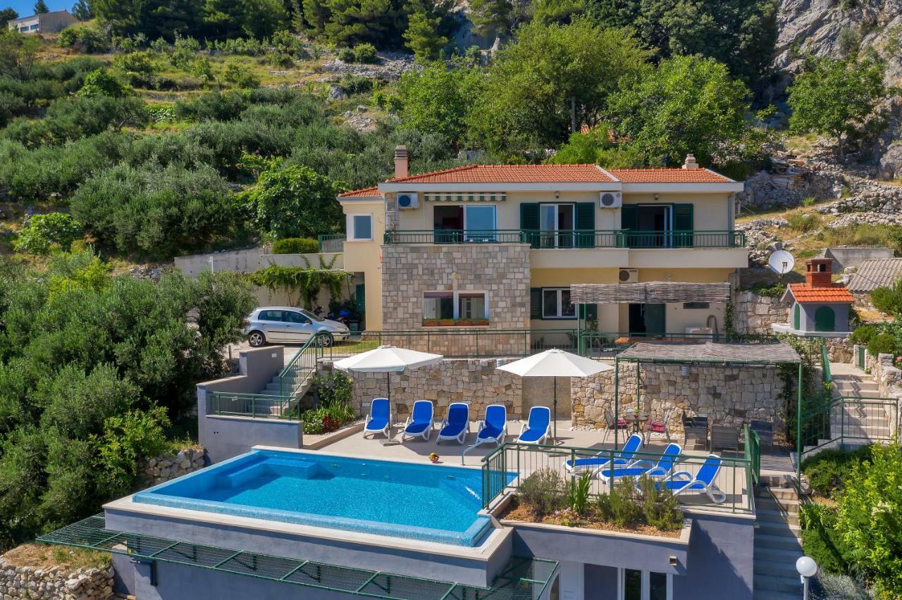 Villa Makar,Heated Pool,Gym,Grill,Seaview Макарска Екстериор снимка